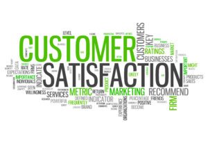 Word Cloud with Customer Satisfaction related tags