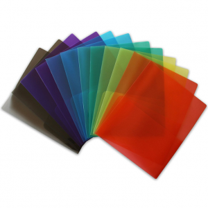 Custom Logo Plastic Folder – Translucent